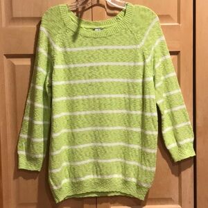 New Jcp Lightweight Stripped Sweater
